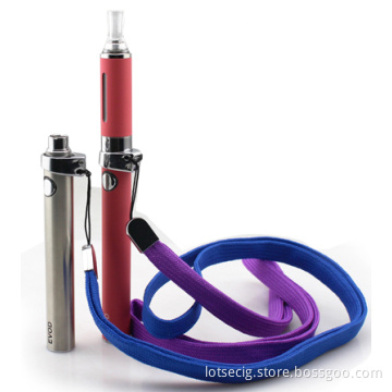 Evod or/ Mt3 Bottom Changeable Coil Clearomizer E Cigatette with Lanyard